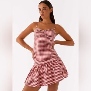 Peppermayo Red Gingham Skirt